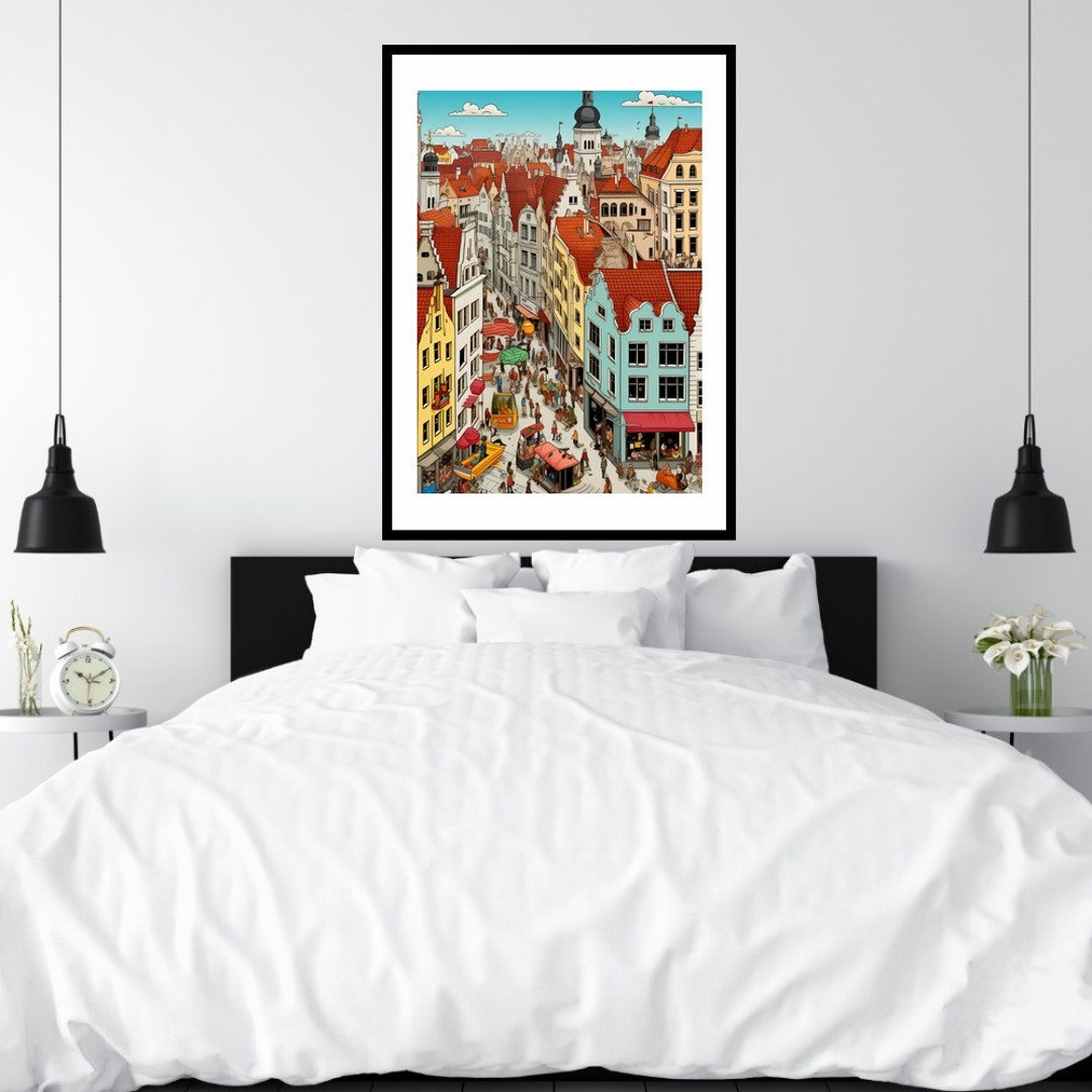 Hidden Object Poster "munich" - Colorful, Fun and Educational! #hidden