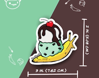 Banana Slug Sundae - Sticker