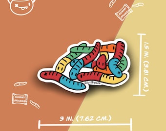 Gummy Snakes - Sticker