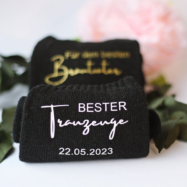 Geschenk Bräutigam Geschenk Trauzeuge Bügelaufkleber individuell für Socken Hochzeit Bräutigam Trauzeuge Geschenk Brautvater Hochzeitstag