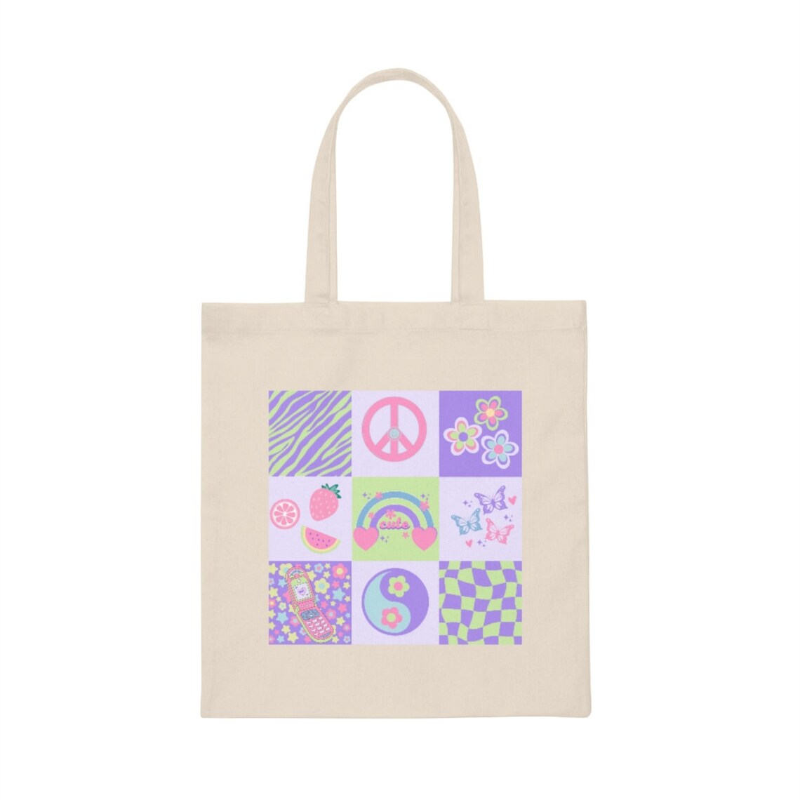 Y2k Tote Bag, Aesthetic Tote Bag, Y2k Bag, Cute Tote Bag, Y2k