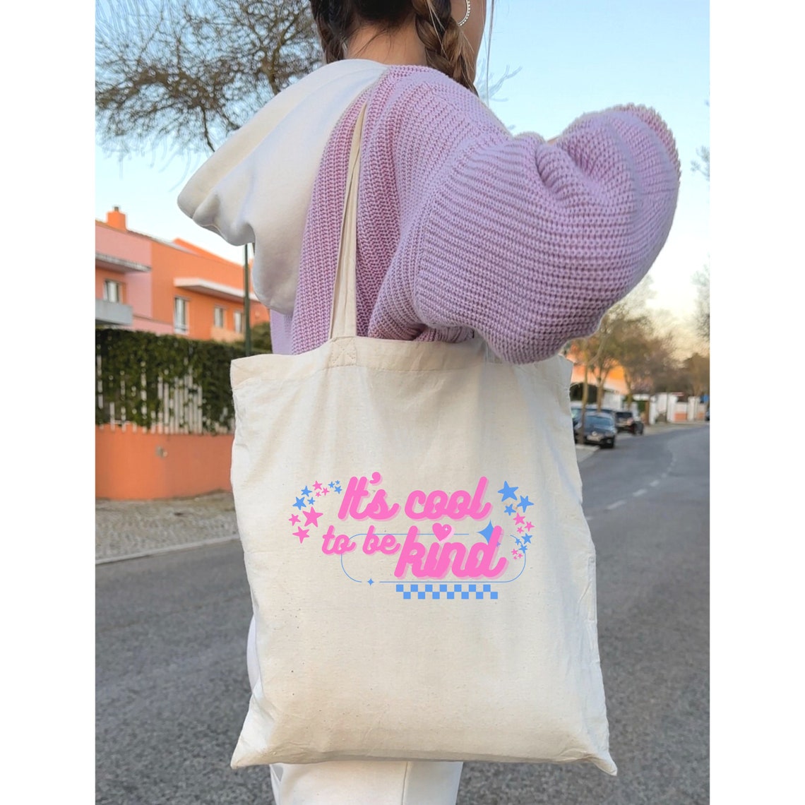 Kindness Tote Bag, Y2k Tote Bag, Aesthetic Tote Bag, Y2k Bag, Tumblr