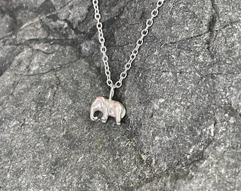 手作り925スターリングシルバー象ペンダントタイ野生動物象ペンダント