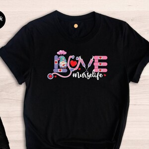 Valentine Love Nurse Shirt, Nurse Valentine Tee, Nurse Crew Tshirt, Nurse Love Shirt, Nurse Valentine Gift
