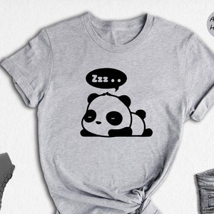 Panda Shirt, Panda Lover T-Shirt, Cute Animal Shirt, Animal Tee, Lazy Panda Shirt, Panda Roll Shirt, Funny Panda Shirt