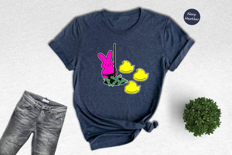 Funny Easter Peep Show Shirt: Adult Humor Tee image 4