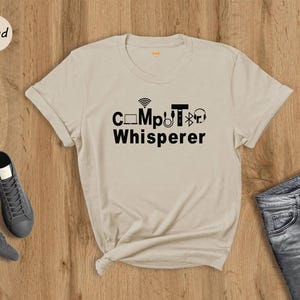 Computer Whisperer Tee: Coding Programmer Gift Shirt Bild 2