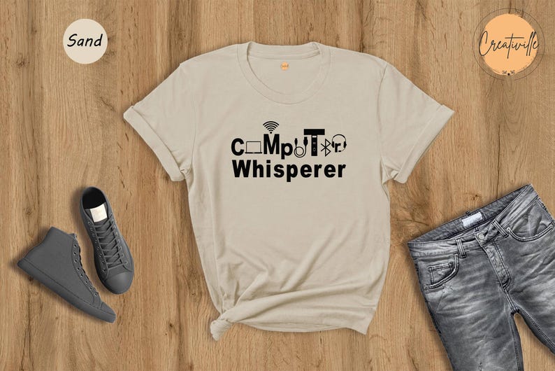 Computer Whisperer Tee: Coding Programmer Gift Shirt Bild 2