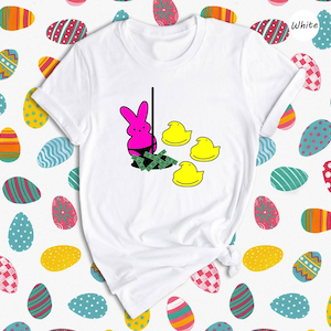 Funny Easter Peep Show Shirt: Adult Humor Tee image 1
