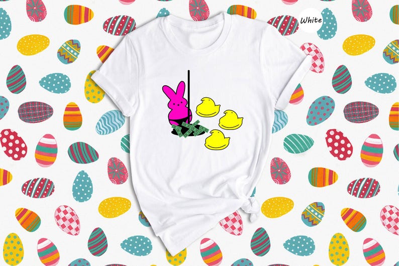 Funny Easter Peep Show Shirt: Adult Humor Tee image 1