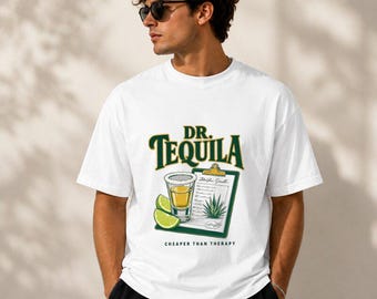 Retro cocktail tee Dr. Tequila Retro Cocktail Graphic T-Shirt