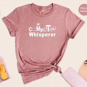 Computer Whisperer Tee: Coding Programmer Gift Shirt Bild 4