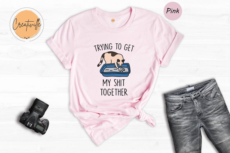Funny Cat Shirt: Adult Humor Tee, Cat Lover Gift image 2