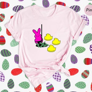 Funny Easter Peep Show Shirt: Adult Humor Tee image 3