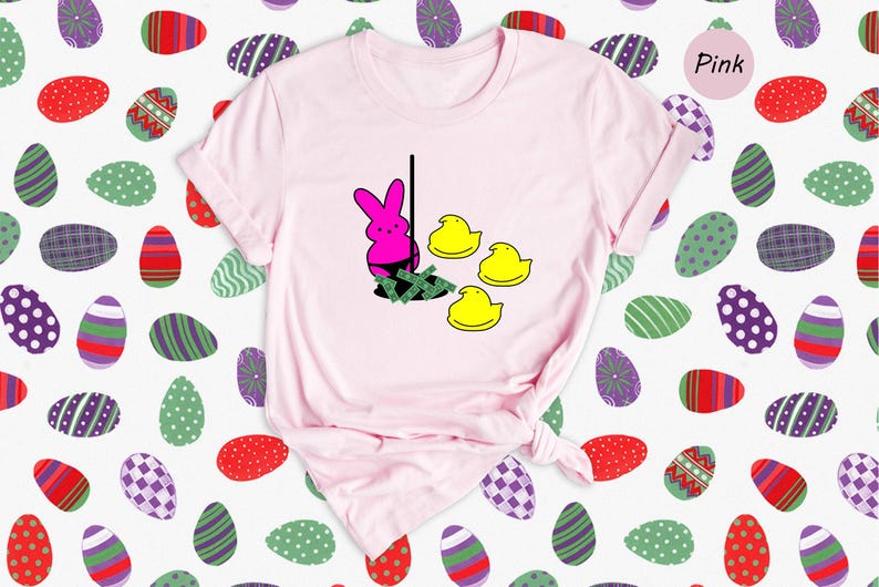 Funny Easter Peep Show Shirt: Adult Humor Tee image 3