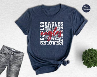 Eagles Mascot T-Shirt: School Spirit Fan Shirt