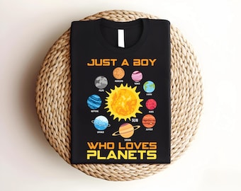 Planets Shirt: Solar System, Astronomy, Space Lover Tee