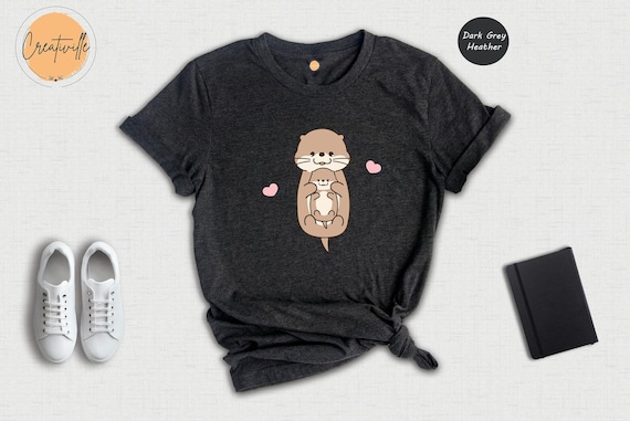 Cute Otter Shirt, Otter Lover Tee, Animal Lover T-shirt, Sea Otter Gift, Funny Otter Tshirt, Otter Baby Shirt Cute Otter Shirt