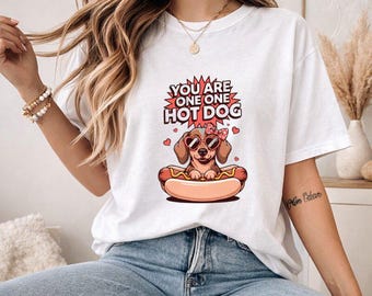 Funny hot dog shirt cool dachshund graphic tee
