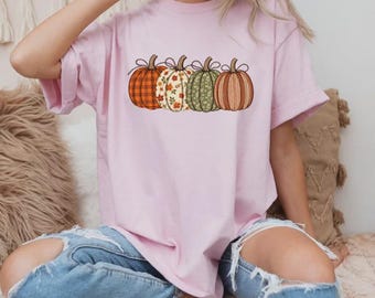 pumpkin patch shirt Pumpkin Patch T-Shirt with Colorful Autumn Pumpkins, Sweatshirt or Hoodie