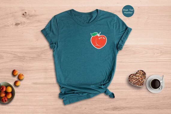 Peach Bite Me Graphic T-Shirt Peach Bite Me Graphic T-Shirt