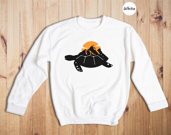 Cute Turtle Sweatshirt, Tortoise Lover Tee, Animal Lover Gift, Beach Outfit, Nature Hoodie, Turtle Hoodie, Funny Animal Tees