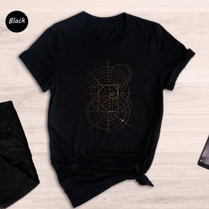 Fibonacci Golden Ratio T-Shirt: Sacred Geometry, Math & Science Gift
