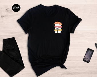 Funny Sushi Lover T-Shirt: Kawaii Japanese Food Tee