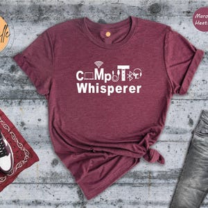 Computer Whisperer Tee: Coding Programmer Gift Shirt Bild 3