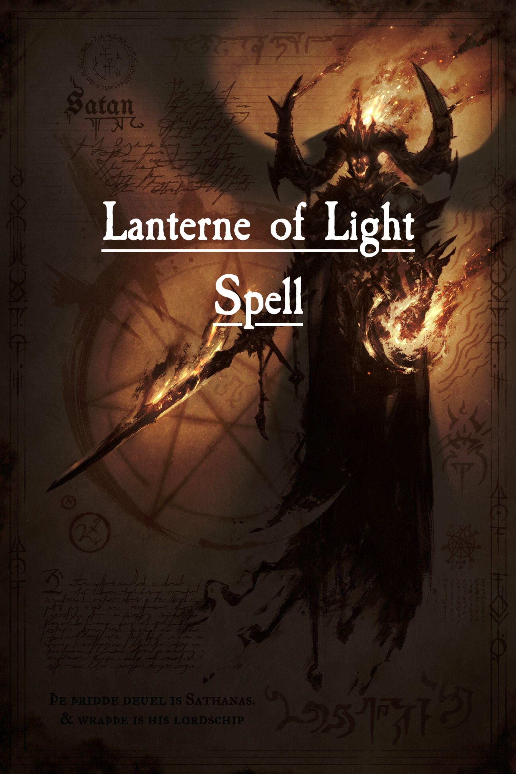 Lanterne of Light Spell
