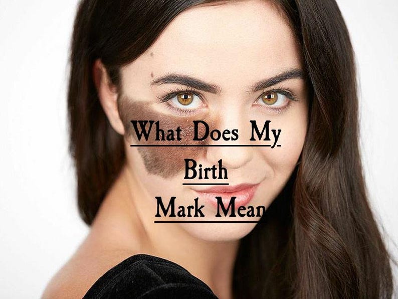 What Does My Birth Mark Mean Reading - Etsy