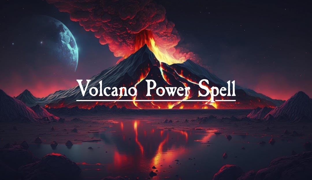 Spell Volcano Rocks Volcano Power Spell - Etsy Australia