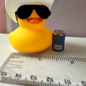 beer rubber duck, cruising duck, cute dad gift, beer drinking gift, stocking stuffer, baseball dad, cowboy dad