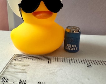 beer rubber duck, cruising duck, cute dad gift, beer drinking gift, stocking stuffer, baseball dad, cowboy dad