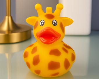 Giraffe Rubber Duck: Novelty Office Gift, Collector Duck