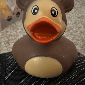 Bear Rubber Duck: Novelty Office Gift, Collector Duck