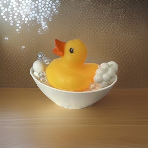 Rubber ducky I was taking a bath, cruising ,themed rubber duck, cute duck cute gift, small gift, bath time, bubbles, relax