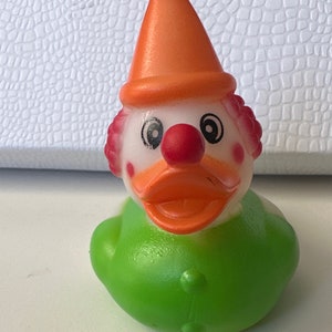 Clown Rubber Duck: Novelty Office Gift, Collector Duck