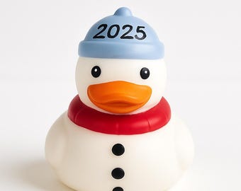 Santa Rubber Duck, Personalized holiday stocking stuffer 2025