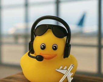 Pilot Rubber Duck: Travel Gift, Dashboard Decor
