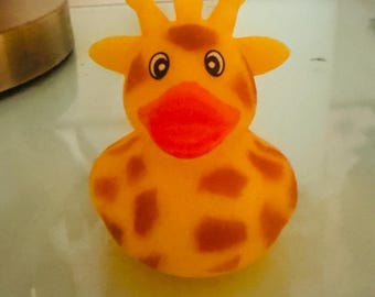 Giraffe Rubber Duck: Novelty Office Gift, Collector Duck