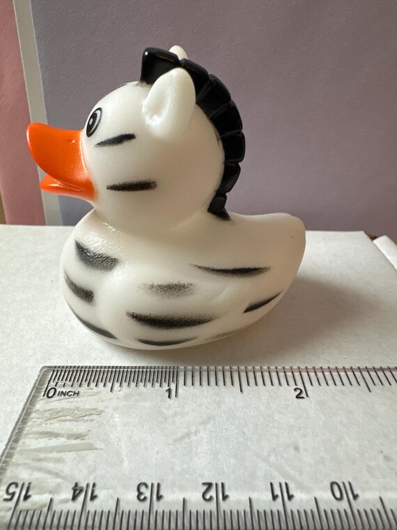 Zebra Rubber Duck, Collector Office Gift (2 Inch) - Etsy