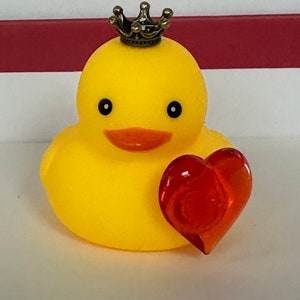 Queen of hearts, rubber duck, girlfriend gift, collector duck, dashboard duck, Themed rubber duck ducks, cruising duck, gift for her