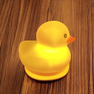 Light Up Rubber Duck: Cruising Car Dashboard Accessory