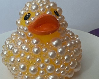 Bubble Bath Rubber Duck, Relaxation Gift, Car Dashboard Decor, Cute Duck Collectible, Self Care Gift, Bath Lover Gift