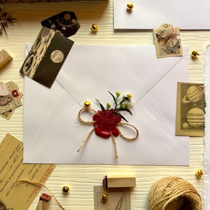 Carta de vidas pasadas - Carta de su vida pasada - Historia de vidas pasadas - Yo pasado - Lectura en profundidad + Carta escrita a mano - Caligrafía - Sello de cera
