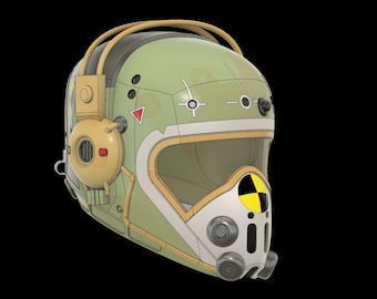 Flight helmet STL files