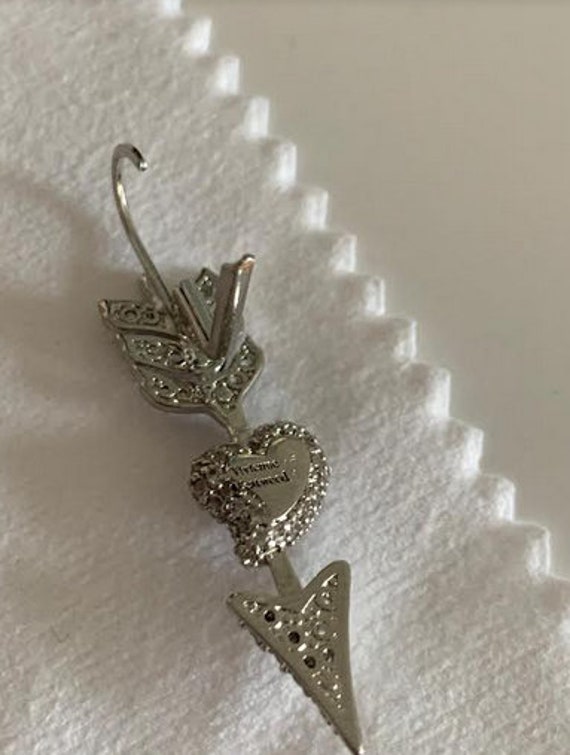 New In Box Vivienne Westwood Silver Luminita Drop… - image 2