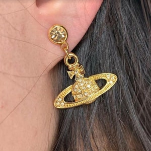 Vivienne Westwood Earrings Orb - Etsy