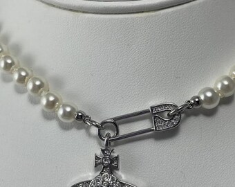 【Vivienne Westwood】\"LUCRECE PEARL\"パールネックレス/silver ヴィヴィアン ウエストウッド ネックレス Vivienne Westwood